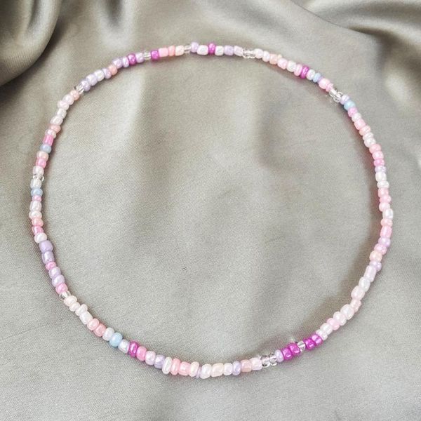 chokers bohemian colorful clear seed bead elastic choker necklace statement short collar clavicle chain for women boho jewelry, Golden;silver
chokers bohemian colorful clear seed bead elastic choker necklace statement short collar clavicle chain for women boho jewelry, Golden;silver