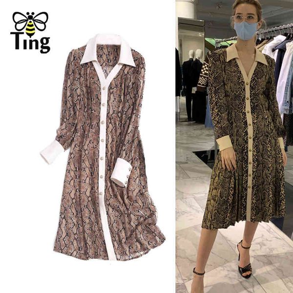 women street casual dress leopard print single breasted button up straight knee length clothes traf 210513, Black;gray
women street casual dress leopard print single breasted button up straight knee length clothes traf 210513, Black;gray
