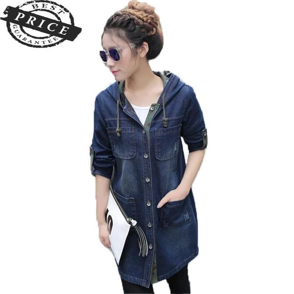 women's jackets cowboy 2021 spring autumn coat clothing korean version camouflage long hooded denim jacket, Black;brown
women's jackets cowboy 2021 spring autumn coat clothing korean version camouflage long hooded denim jacket, Black;brown