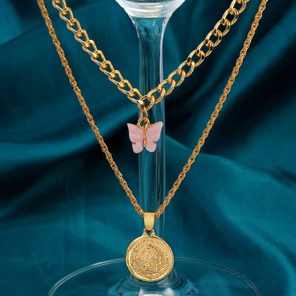 caraquet bohemian simple charms roman portrait coin necklace multilayer fashion statement jewelry female dainty collar jewelry, Red;blue
caraquet bohemian simple charms roman portrait coin necklace multilayer fashion statement jewelry female dainty collar jewelry, Red;blue