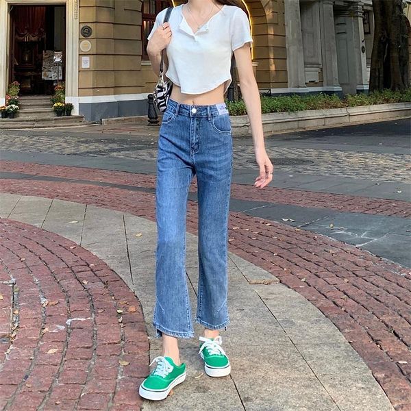 women's jeans high waist 2021 summer streetwear versatile korean fashion blue straight pants ladies slit vintage denim trousers
women's jeans high waist 2021 summer streetwear versatile korean fashion blue straight pants ladies slit vintage denim trousers