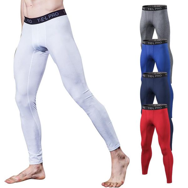men sport tight fitness training trousers stretch pants quick-drying wicking leggings compression sweatpants black color running, Black;blue
men sport tight fitness training trousers stretch pants quick-drying wicking leggings compression sweatpants black color running, Black;blue