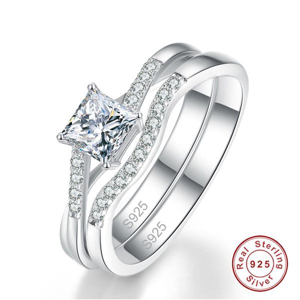 cluster rings 1 pair bridal set princess cut 5*5mm square gemstone twisted wedding ring women's white crystal fine jewelry daily, Golden;silver
cluster rings 1 pair bridal set princess cut 5*5mm square gemstone twisted wedding ring women's white crystal fine jewelry daily, Golden;silver