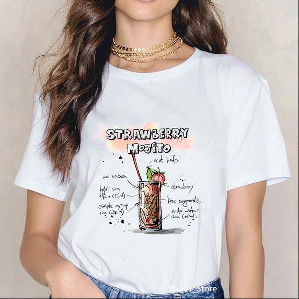 funny strawberry mojito print women t shirts shirt 90s tumblr clothes female summer style tee femme graphic, White
funny strawberry mojito print women t shirts shirt 90s tumblr clothes female summer style tee femme graphic, White