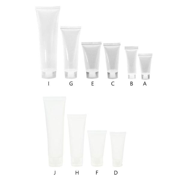 5/10/20/30/50/100ml travel portable empty tube clear squeezed cosmetic container cream lotion plastic bottle with flip/screw cap storage bot
5/10/20/30/50/100ml travel portable empty tube clear squeezed cosmetic container cream lotion plastic bottle with flip/screw cap storage bot