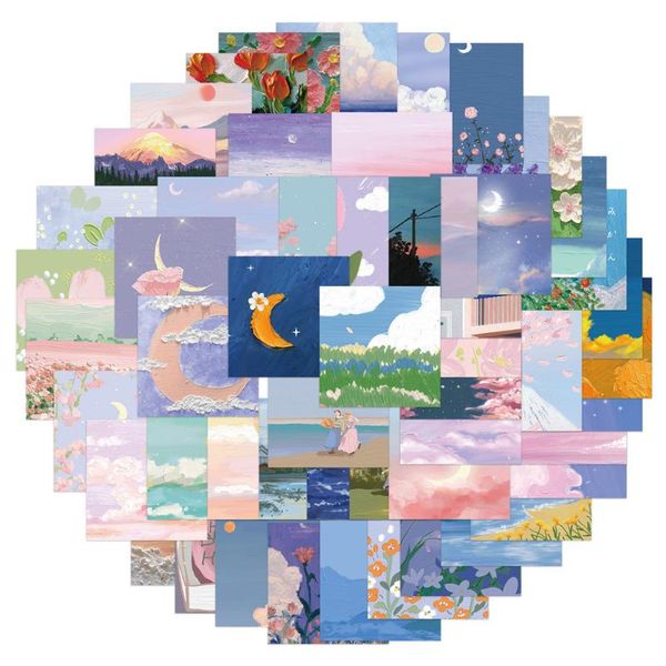 56pcs landscape scenery oil painting stickers for stationery motivational aesthetic scrapbooking vintage gift wrap
56pcs landscape scenery oil painting stickers for stationery motivational aesthetic scrapbooking vintage gift wrap