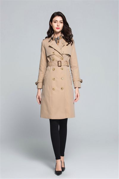 women's trench coats long classic windbreaker waterproof british high-end english style autumn winter gabadian solid color size coat a8, Tan;black
women's trench coats long classic windbreaker waterproof british high-end english style autumn winter gabadian solid color size coat a8, Tan;black