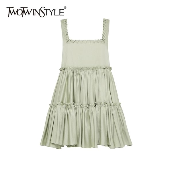 casual solid dress for women square collar sleeveless high waist a line mini dresses female summer stylish 210520, Black;gray
casual solid dress for women square collar sleeveless high waist a line mini dresses female summer stylish 210520, Black;gray