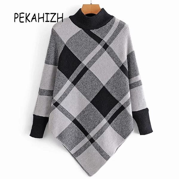 women's sweaters vintage o-neck plaid knitted sweater fashion slim long sleeve warm pullover lady casual loose chic 2021 autumn winter, White;black
women's sweaters vintage o-neck plaid knitted sweater fashion slim long sleeve warm pullover lady casual loose chic 2021 autumn winter, White;black