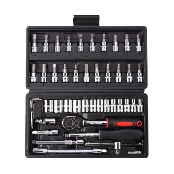 professional hand tool sets 46pcs/set carbon steel combination wrench socket spanner car repair screwdriver kits accessory
professional hand tool sets 46pcs/set carbon steel combination wrench socket spanner car repair screwdriver kits accessory