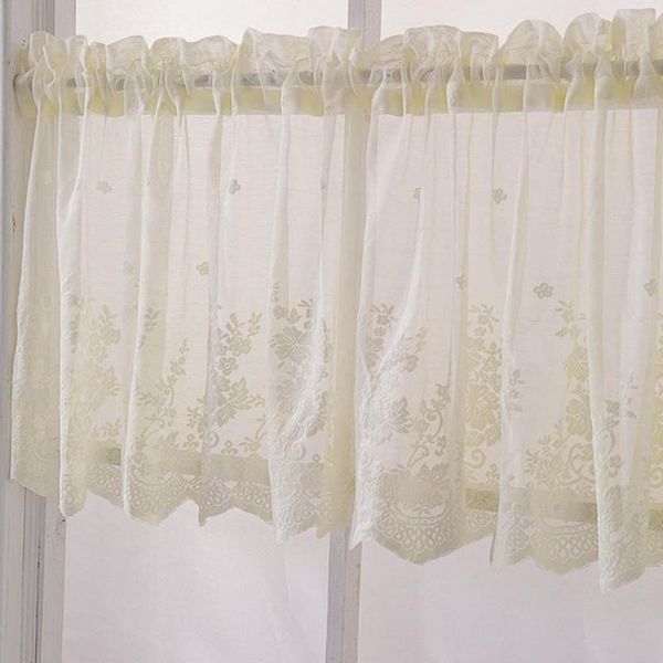 window curtain short kitchen valance drape polyester lace flower pattern balcony for home & drapes
window curtain short kitchen valance drape polyester lace flower pattern balcony for home & drapes