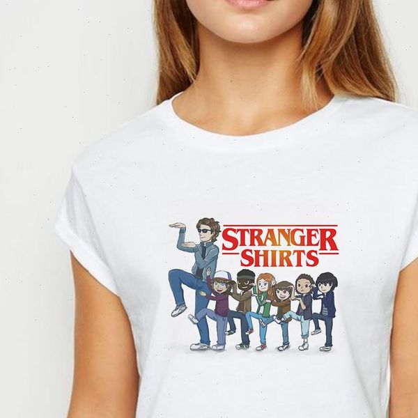 women t shirt plus size stranger things pretty ladies girls spring summer harajuku hop funk simple round collar, White
women t shirt plus size stranger things pretty ladies girls spring summer harajuku hop funk simple round collar, White