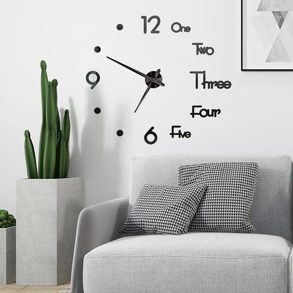 wall clocks acrylic mirror surface clock loudspeaker mute modern large decorative hanging home living room bedroom decoration
wall clocks acrylic mirror surface clock loudspeaker mute modern large decorative hanging home living room bedroom decoration