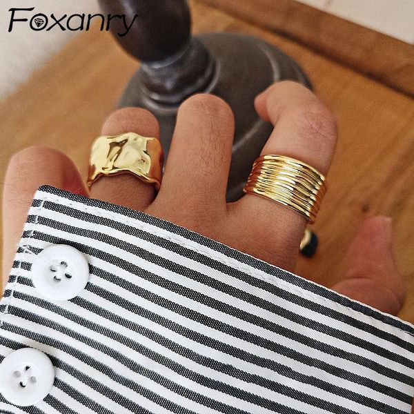 foxanry minimalist 925 sterling silver engagement rings trends france gold plated multilayer geometric bride jewelry gifts cluster, Golden;silver
foxanry minimalist 925 sterling silver engagement rings trends france gold plated multilayer geometric bride jewelry gifts cluster, Golden;silver