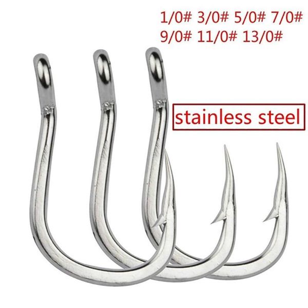 5/10pcs stainless steel sharp fish hook jig big fishing bait holder tackle tool hooks
5/10pcs stainless steel sharp fish hook jig big fishing bait holder tackle tool hooks