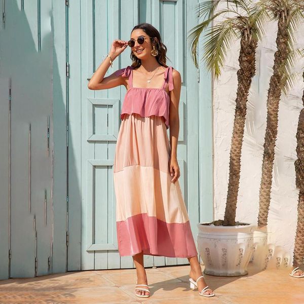 casual dresses summer elegant long dress 2021 sleeveless spaghetti strap backless for women off shoulder ruched sundress, Black;gray
casual dresses summer elegant long dress 2021 sleeveless spaghetti strap backless for women off shoulder ruched sundress, Black;gray