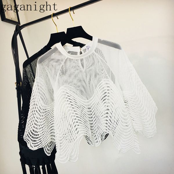 gaganight fashion women blouse sweet lace short sleeve pullover o neck transparent female ruffles vintage grace blusas 210519, White
gaganight fashion women blouse sweet lace short sleeve pullover o neck transparent female ruffles vintage grace blusas 210519, White