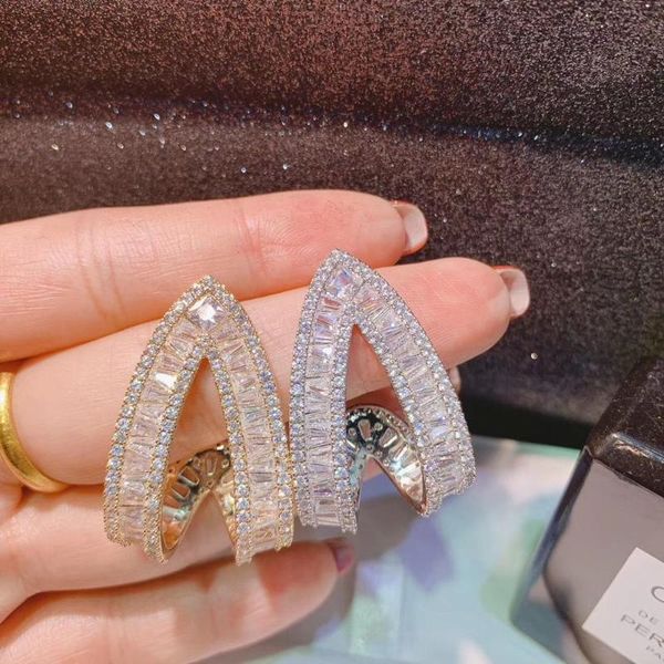 dangle & chandelier trendy luxury triangle shape earrings for women wedding cubic zircon cz dubai bridal earring bohemia e7912, Silver
dangle & chandelier trendy luxury triangle shape earrings for women wedding cubic zircon cz dubai bridal earring bohemia e7912, Silver