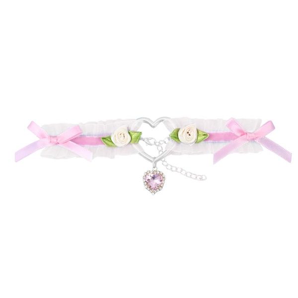 pendant necklaces gothic bowknot flower necklace cute maid neck collar heart ruffle lace choker fancy cosplay for women girls, Silver
pendant necklaces gothic bowknot flower necklace cute maid neck collar heart ruffle lace choker fancy cosplay for women girls, Silver