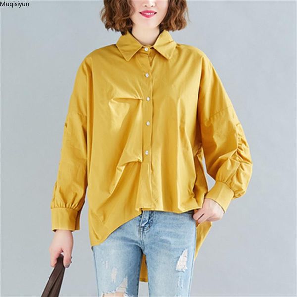plus size women blouse shirts office lady tunic cotton loose long sleeve folds solid casual female clothing spring s3250 women's blous, White
plus size women blouse shirts office lady tunic cotton loose long sleeve folds solid casual female clothing spring s3250 women's blous, White