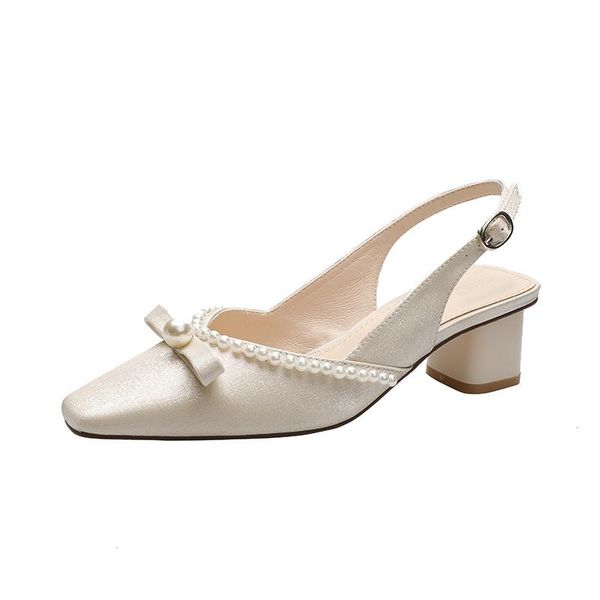 sandals 2021 pearl woman female summer shoes square head back strap thick heel designer sapatos de mujer, Black
sandals 2021 pearl woman female summer shoes square head back strap thick heel designer sapatos de mujer, Black