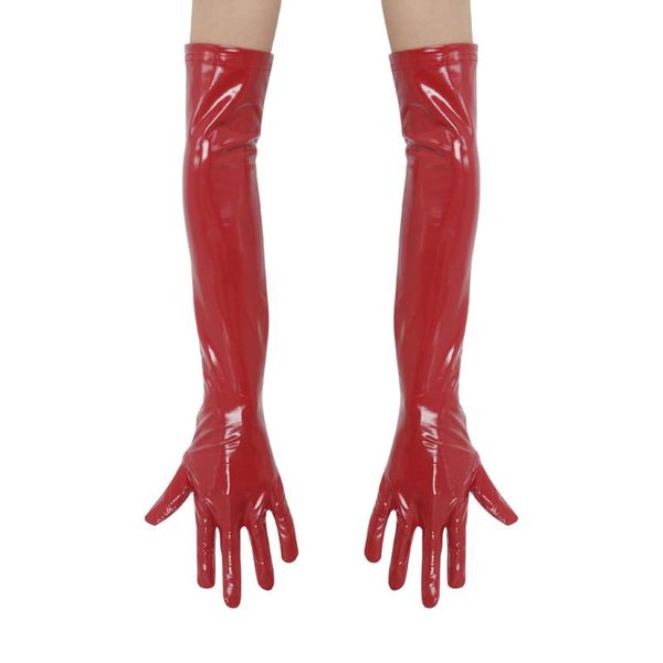 sports gloves 1 pair womens wet look patent leather mittens long costume accessories for wedding evening party stage performance, Black
sports gloves 1 pair womens wet look patent leather mittens long costume accessories for wedding evening party stage performance, Black