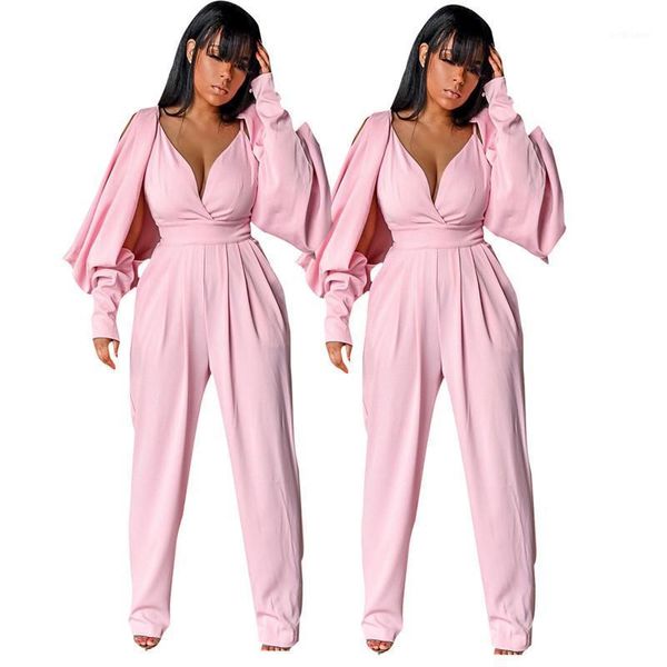 women's jumpsuits & rompers fashion deep v open back wrapped chest jumpsuit elegant woman outdoor casual street party tooling, Black;white
women's jumpsuits & rompers fashion deep v open back wrapped chest jumpsuit elegant woman outdoor casual street party tooling, Black;white