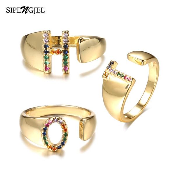 cluster rings fashion cubic zircon initial letter simple geometric punk large gold rainbow open name for women jewelry 2021, Golden;silver
cluster rings fashion cubic zircon initial letter simple geometric punk large gold rainbow open name for women jewelry 2021, Golden;silver