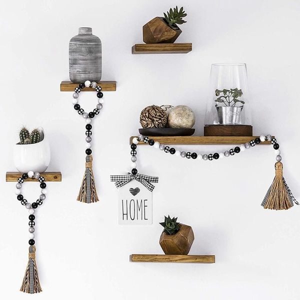 novelty items 3 pack wood beads garland with tassels farmhouse rustic bead home sign wall hanging decorations
novelty items 3 pack wood beads garland with tassels farmhouse rustic bead home sign wall hanging decorations
