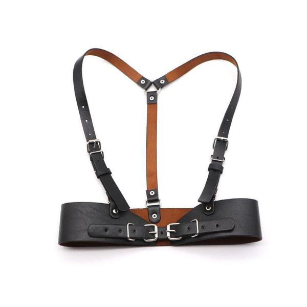 belts women faux leather waist belt crop vest harajuku gothic punk harness strap vintage underbust corset cincher, Black;brown
belts women faux leather waist belt crop vest harajuku gothic punk harness strap vintage underbust corset cincher, Black;brown