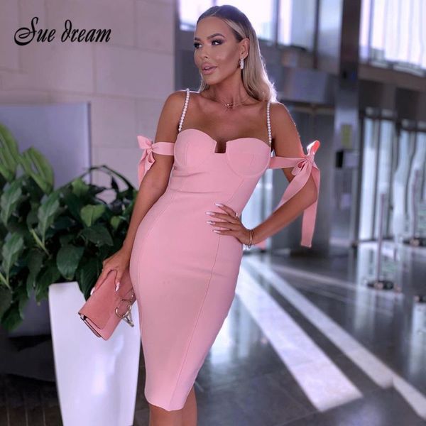 casual dresses 2021 summer women's off-the-shoulder bow bandage dress spaghetti pearl midi bodycon club celebrity party vestidos, Black;gray
casual dresses 2021 summer women's off-the-shoulder bow bandage dress spaghetti pearl midi bodycon club celebrity party vestidos, Black;gray