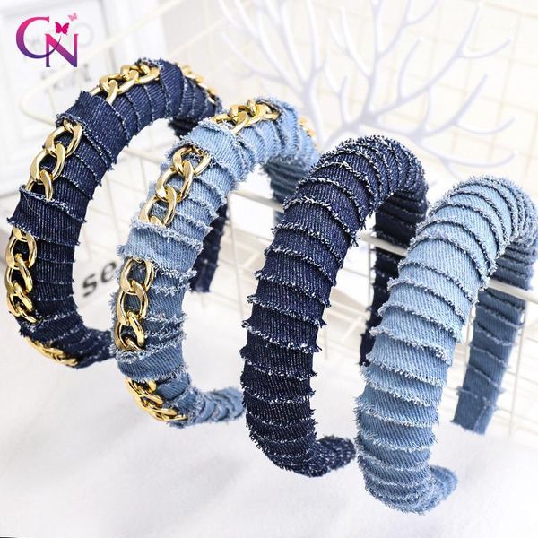6 pcs/lots cool women denim fabric hair hoop solid color ornament chain twisted sponge headband fashion accessories1
6 pcs/lots cool women denim fabric hair hoop solid color ornament chain twisted sponge headband fashion accessories1