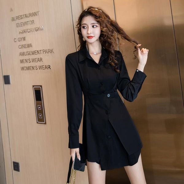 casual dresses coigarsam women korean dress fashion one piece autumn spring 2021 office lady korea style long sleeve solid khaki black, Black;gray
casual dresses coigarsam women korean dress fashion one piece autumn spring 2021 office lady korea style long sleeve solid khaki black, Black;gray