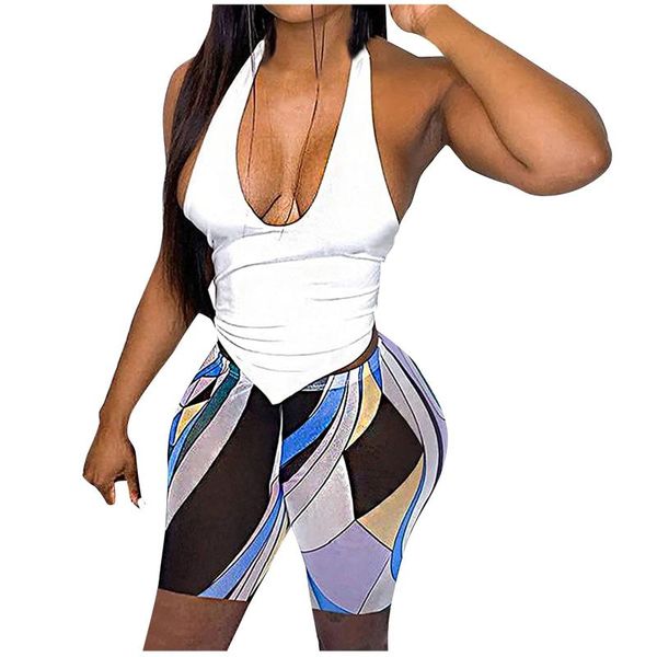 women's tracksuits 2021 trend women summer tank crop fashion fitting sleeveless camisole short two piece set suit, Gray
women's tracksuits 2021 trend women summer tank crop fashion fitting sleeveless camisole short two piece set suit, Gray