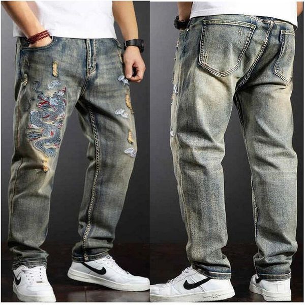men's jeans men personality embroidered flower embroidery straight-leg male straight casual designer ripped, Blue
men's jeans men personality embroidered flower embroidery straight-leg male straight casual designer ripped, Blue