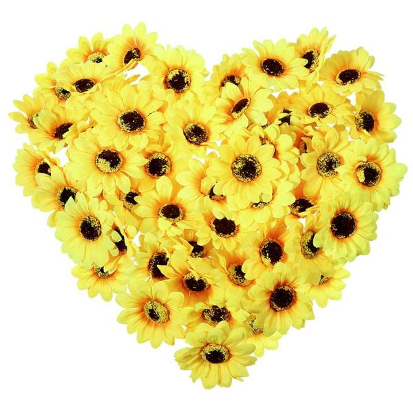 decorative flowers & wreaths 50pcs artificial sunflower heads fake simulation silk 7cm flower head decoration for home craft work
decorative flowers & wreaths 50pcs artificial sunflower heads fake simulation silk 7cm flower head decoration for home craft work