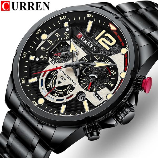 wristwatches curren mens watches military sport watch men stainless steel waterproof clock quartz relogio masculino, Slivery;brown
wristwatches curren mens watches military sport watch men stainless steel waterproof clock quartz relogio masculino, Slivery;brown
