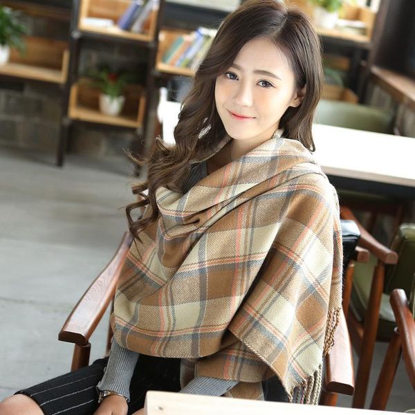 scarves season scarf woman fresh literature lattice tassels shawl imitate cashmere thickening, Blue;gray
scarves season scarf woman fresh literature lattice tassels shawl imitate cashmere thickening, Blue;gray