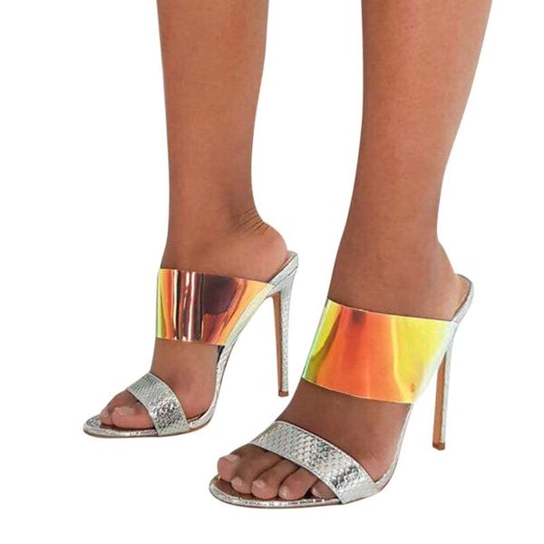 slippers 2021 fashion women peep open toe thin heels pvc upper slip on shiny grain party shoes stilettos sandals zapatos de mujer, Black
slippers 2021 fashion women peep open toe thin heels pvc upper slip on shiny grain party shoes stilettos sandals zapatos de mujer, Black