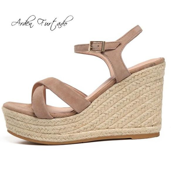 arden furtado summer 2021 fashion women's shoes casual sandals elegant platform buckle strap narrow band wedges straw, Black
arden furtado summer 2021 fashion women's shoes casual sandals elegant platform buckle strap narrow band wedges straw, Black