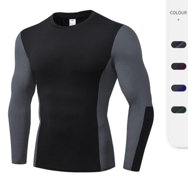 men long sleeve sports compression t-shirt quick dry fitness gym workout base layer shirts mens running training tights tee jerseys, Black;blue
men long sleeve sports compression t-shirt quick dry fitness gym workout base layer shirts mens running training tights tee jerseys, Black;blue