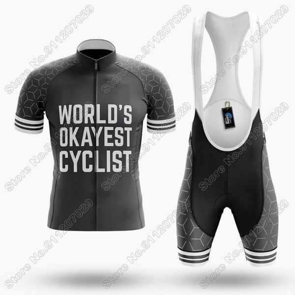 racing sets world's okayest cycliste mens cycling jersey set summer clothing road bike suit mountain bicycle shirt bib shorts mtb, Black;blue
racing sets world's okayest cycliste mens cycling jersey set summer clothing road bike suit mountain bicycle shirt bib shorts mtb, Black;blue