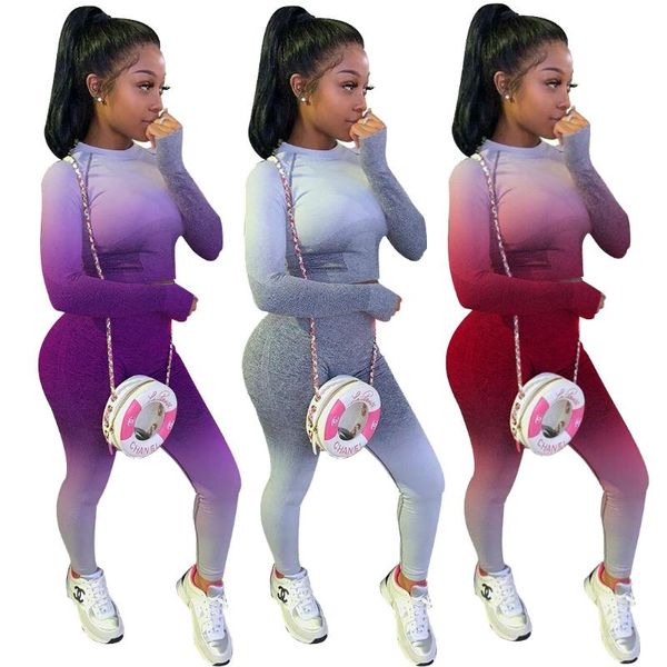 women's two piece pants zaggin 2021 autumn women gradient printing 3-color yoga clothes 2-piece set casual lady o-neck full sleeve long, White
women's two piece pants zaggin 2021 autumn women gradient printing 3-color yoga clothes 2-piece set casual lady o-neck full sleeve long, White