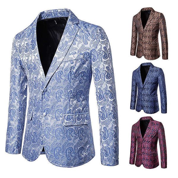 & men's suits blazers fall casual fashion color cashew flower two button suit coat, White;black
& men's suits blazers fall casual fashion color cashew flower two button suit coat, White;black