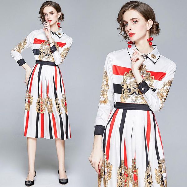 casual dresses 2021 spring autumn designer stripe print runway women full sleeve self-portrait vestidos tunic party 2pcs dress, Black;gray
casual dresses 2021 spring autumn designer stripe print runway women full sleeve self-portrait vestidos tunic party 2pcs dress, Black;gray