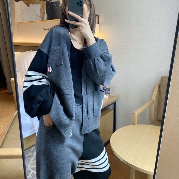 tb color matching suit 8826 wool knitted four bar pocket harlan pants leggings leggings, Gray
tb color matching suit 8826 wool knitted four bar pocket harlan pants leggings leggings, Gray