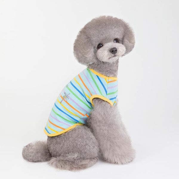 dog apparel pet clothes stripe o-neck sleeveless t shirts summer costume for small dogs cat vest cool puppy clothing supply
dog apparel pet clothes stripe o-neck sleeveless t shirts summer costume for small dogs cat vest cool puppy clothing supply