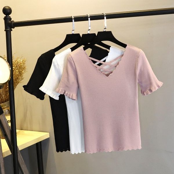 T-shirt V-neck women's ice silk sleeve T-shirt 2020 new summer thin base short top slim, White
T-shirt V-neck women's ice silk sleeve T-shirt 2020 new summer thin base short top slim, White