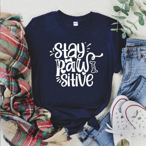 women's t-shirt 2021 arrived stay pawsitive female cute dog fashion gift for lovers funny pet loose tee, White
women's t-shirt 2021 arrived stay pawsitive female cute dog fashion gift for lovers funny pet loose tee, White