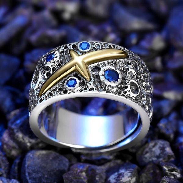 code blue stone pure silver single dominee trendy star handmade men's couple ring generation
code blue stone pure silver single dominee trendy star handmade men's couple ring generation